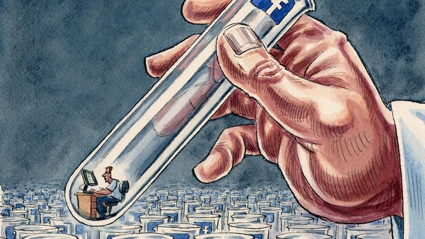 التلاعب القانوني بشروط استخدام موقع الفيسبوك اتاح له استخدام بياناتنا دون قيد أو شرط (الصورة من موقع الفينانشل تايمز)