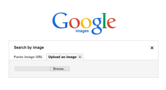 طريقة وضع الصور داخل مستطيل البحث
