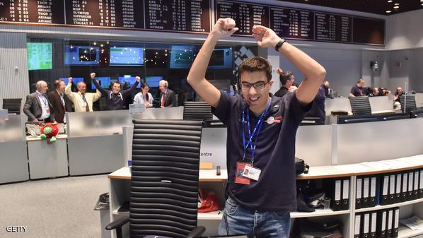 رد فعل أفراد وكالة الفضاء الأوروبية عندما هبط مسبار فيلة على مذنب في نوفمبر 2014