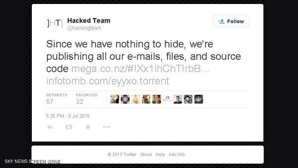 المخترقون بثوا معلومات سرية بالشركة على حسابهم على تويتر