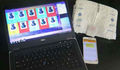 الحفاضة يمكن مراقبة نسبة البلل بها عن طريق جهاز كمبيوتر أو موبايل