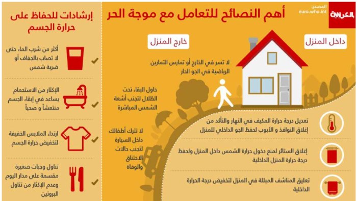 كيف تواجه الموجة الحارة بمصر