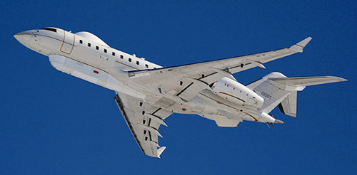 طائرة المراقبة الجوية من شركة ساب السويدية موديل جلوبال 6000