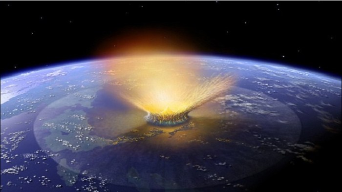 أصطدام كويكب بالأرض