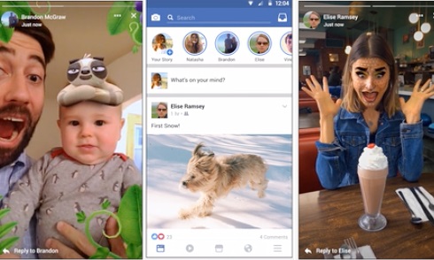 صراع العمالقة بين فيسبوك وسناب شات 