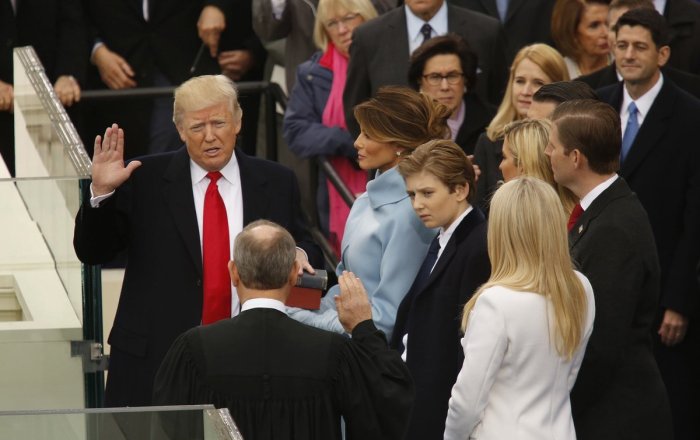 حفل تنصيب الرئيس الأمريكي ترامب 