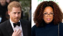 الإعلامية الشهيرة أوبرا وينفري والأمير هاري