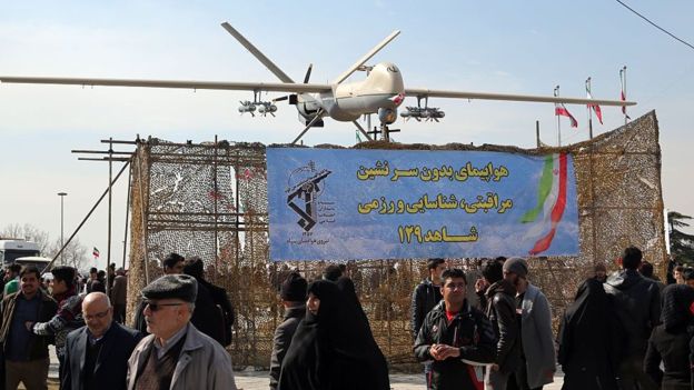 قامت ايران بتزويد حزب الله اللبناني بعدد من الطائرات المسيرة