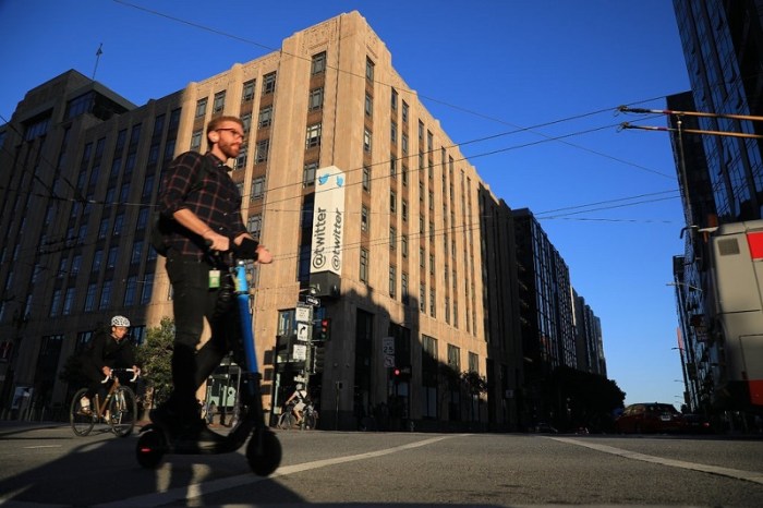 المقر الرئيسي لشركة تويتر في مدينة سان فرانسيسكو الأمريكية