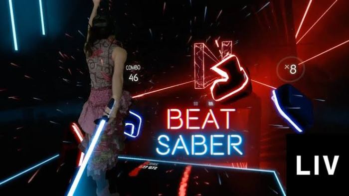 لغبة الواقع الإفتراضي Beat Saber