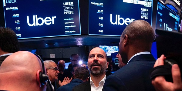 الطرح الأول لأسهم شركة أوبر في بورصة نيويورك