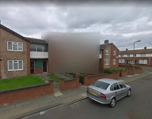 منزل ستوكتون-أون قامت خرائط جوجل بإخفائه