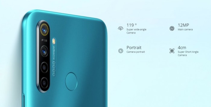 موبايل ريلمي من طراز 5i من المتوقع أن يطرح في الأسواق بداية عام 2020 وهو مزود بأربع كاميرات متطورة