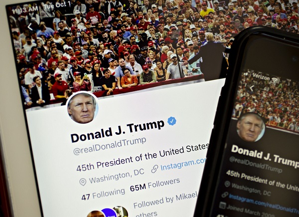 أكثر من 20% من مستخدمي تويتر بالولايات المتحدة يتابعون حساب ترامب علي الشبكة الإجتماعية