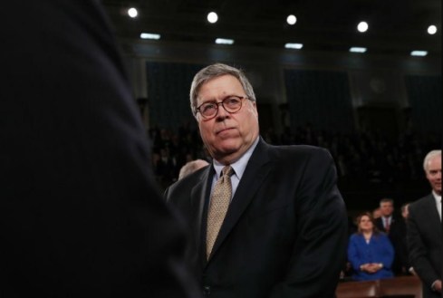  وزير العدل الأمريكي وليام بار في واشنطن يوم 4 فبراير 2020