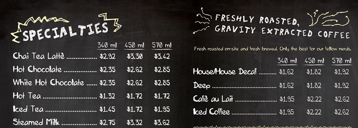 عادة ما يكون الحجم الوسط هو الأختيار المضلل لكي يشتري العميل الحجم الكبير