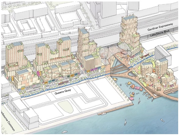 النصميم الهندسي لمدينة المستقبل في تورونتو  - كندا