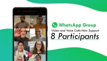 بإمكانك الآن علي واتساب إجراء محادثات صوتية أو فيديو لـ8 أشخاص