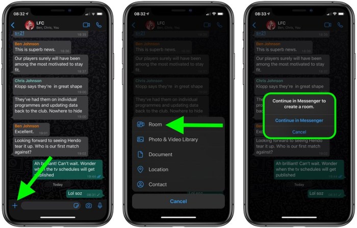 طريقة إعداد غرفة دردشة علي تطبيق واتساب