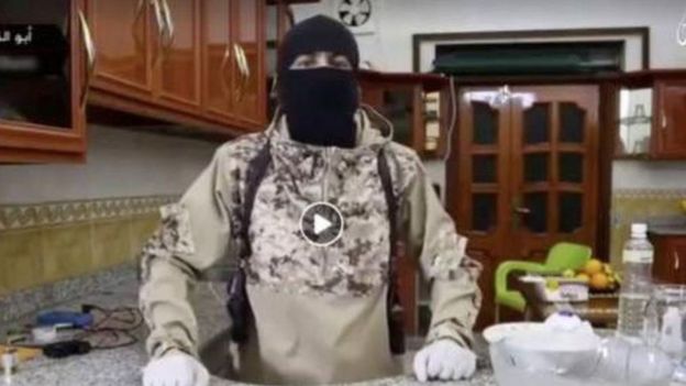 عُثر على هذا الفيديو لتنظيم داعش على حساب باللغة الإندونيسية