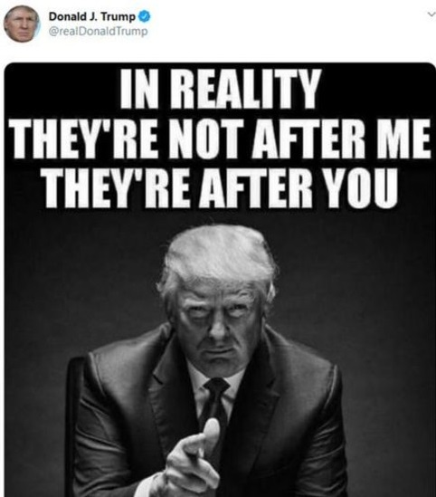 صورة الرئيس ترامب التي تسببت في المشكلة