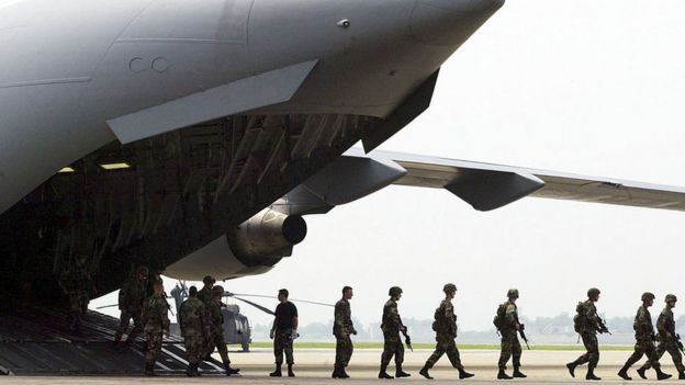 شكل الجيش الأمريكي قوة خاصة ودربها بالفعل على عمليات تدخل في دول أخرى.