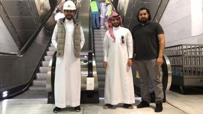 الوحدات الآن مركبة في المسجد الحرام بمكة المكرمة