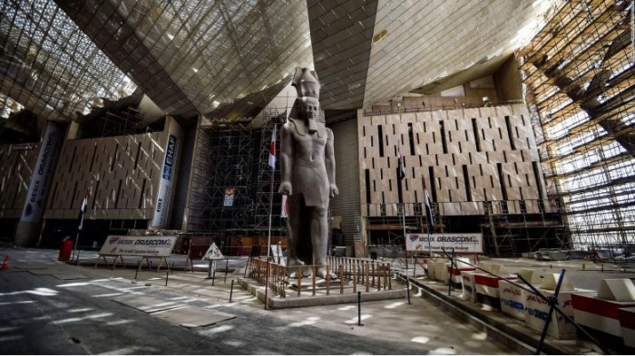 المتحف المصري الجديد يقترب من موعد إفتتاحه