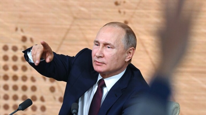 الرئيس الروسي فلاديمير بوتين