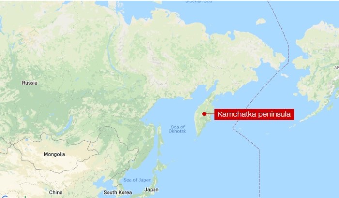 مكان تحطم الطائرة الروسية المنكوبة التي تحطمت وعلي متنها 28 شخصا يوم 6 يوليو 2021