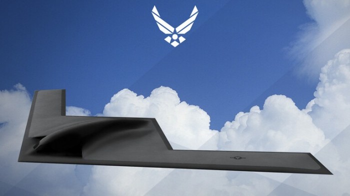 قاذفة أمريكية حديثة من طراز "بي-21"