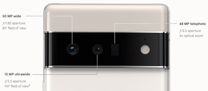 تقنيات جديدة في كاميرات موبايل جوجل بيكسل 6 برو