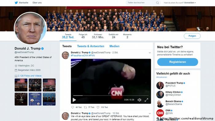 كان يحساب ترامب يضم حوالي 80 مليون متابع