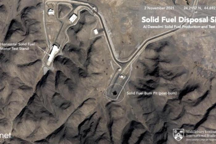 صورة من الأقمار الاصطناعية للموقع الذي ذكرت "سي أن أن" أنه لصناعة صواريخ باليستية سعودية بمساعدة صينية