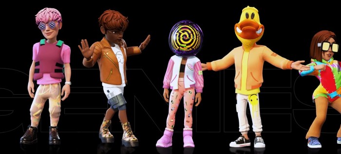 شخصيات "أفاتار" التي تصممها شركة جينيز للنجوم والمشاهير علي ميتافيرس