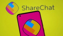 يظهر شعارات ShareChat في هذا الرسم التوضيحي الذي تم التقاطه في 26 يوليو 2021