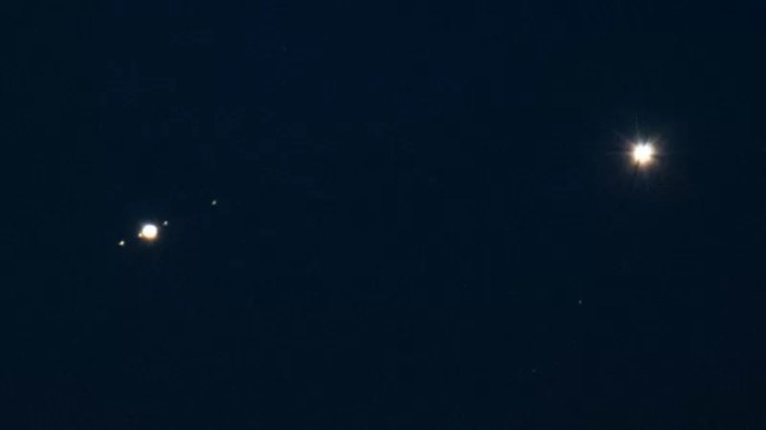 الزهرة والمشتري اقتربا من بعضهما البعض طوال الأسبوع