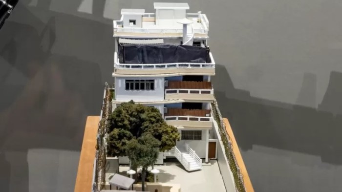 نموذج للمجمع الذي كان شهد استهداف الظواهري