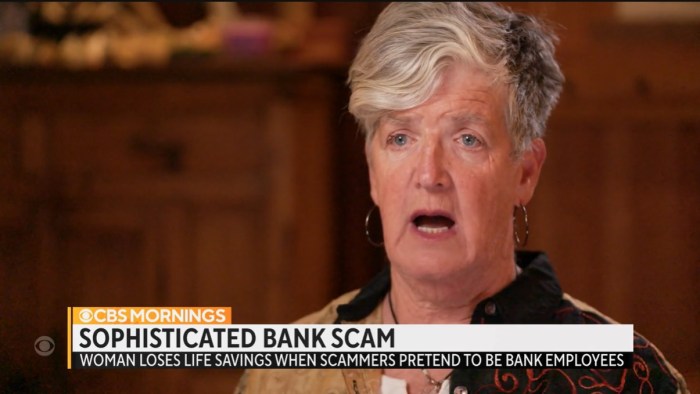 ديبورا موس التي تعرضت لعملية الاحتيال وفقدت مدخراتها التي تصل الي 160 ألف دولار