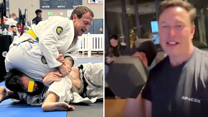 إيلون ماسك ومارك زوكربيرج يستعدان لمبارة في قفص للفنون القتالية