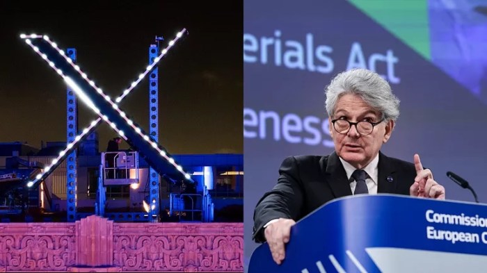 كتب تييري بريتون من الاتحاد الأوروبي إلى إيلون ماسك مالك منصة إكس يسأله عن كيفية التعامل مع انتشار المعلومات الخاطئة عن الحرب بين منظمة حماس و إسرائيل