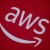 شعار الحوسبة السحابية لشركة أمازون Amazon Web Services (AWS) في مؤتمر Collision في تورونتو، أونتاريو، كندا في 23 يونيو 2022