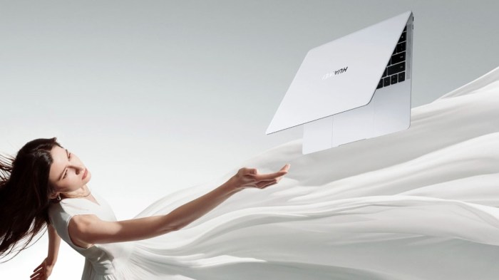 الحاسب المحمول الجديد من شركة هواوي من طراز MateBook X Pro الذي تم الإعلان عنه يوم الخميس 12 أبريل 2024 والمزود بمعالج مركزي يدعم الذكاء الاصطناعي Core Ultra 9 من شركة إنتل الأمريكية