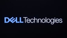 شعار شركة "ديل Dell" على شاشة بورصة نيويورك، الولايات المتحدة
