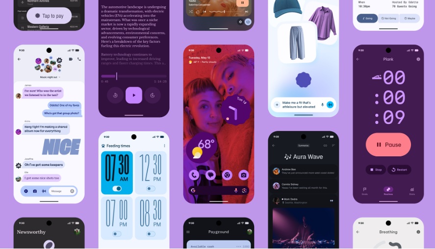 تصميم جوجل الجديد لنظام أندرويد 16، Material 3 Expressive، يتميز بألوان أكثر حيوية